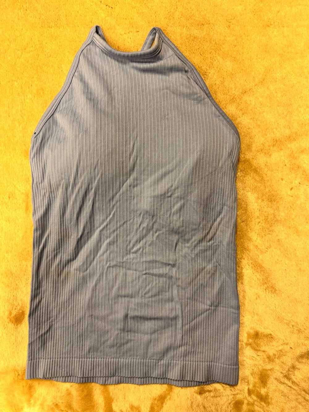 90 Degree By Reflex Light Blue Ribbed Calista Tank